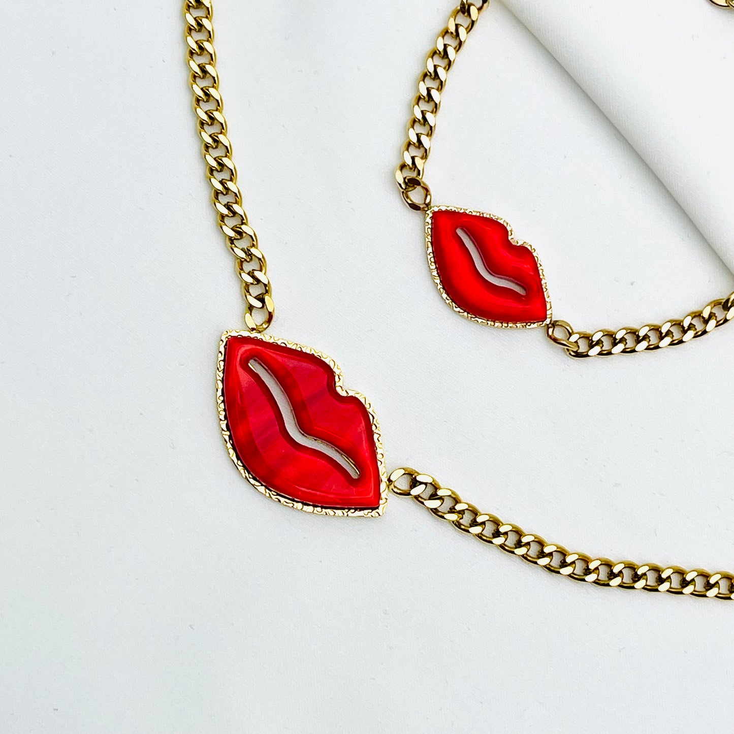 Parure BOUCHE ROUGE