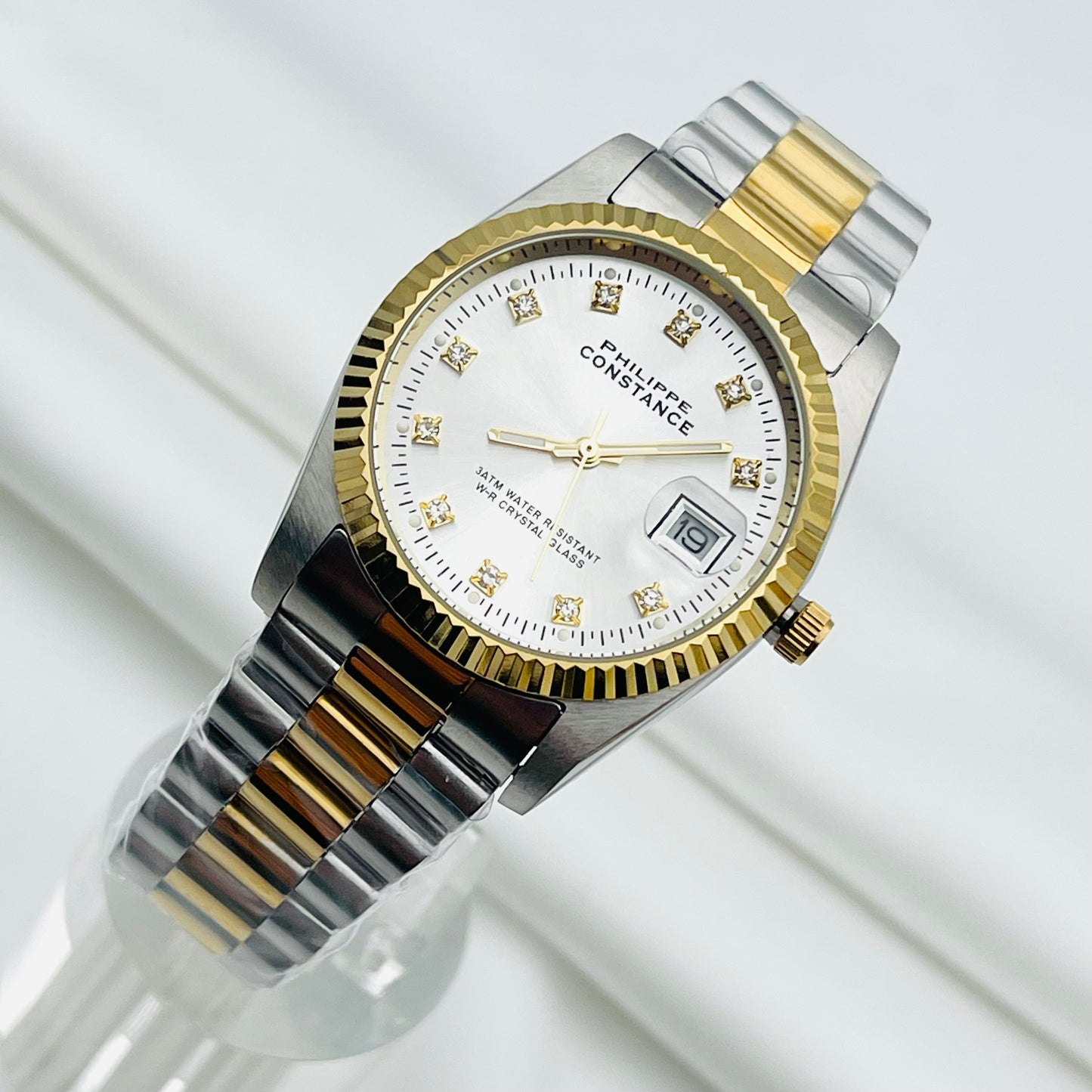 Montre PHILIPPE Mixte fond ARGENTÉE