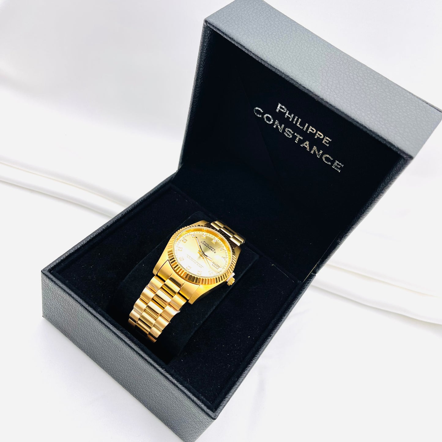Montre PHILIPPE doré doré (Grande)