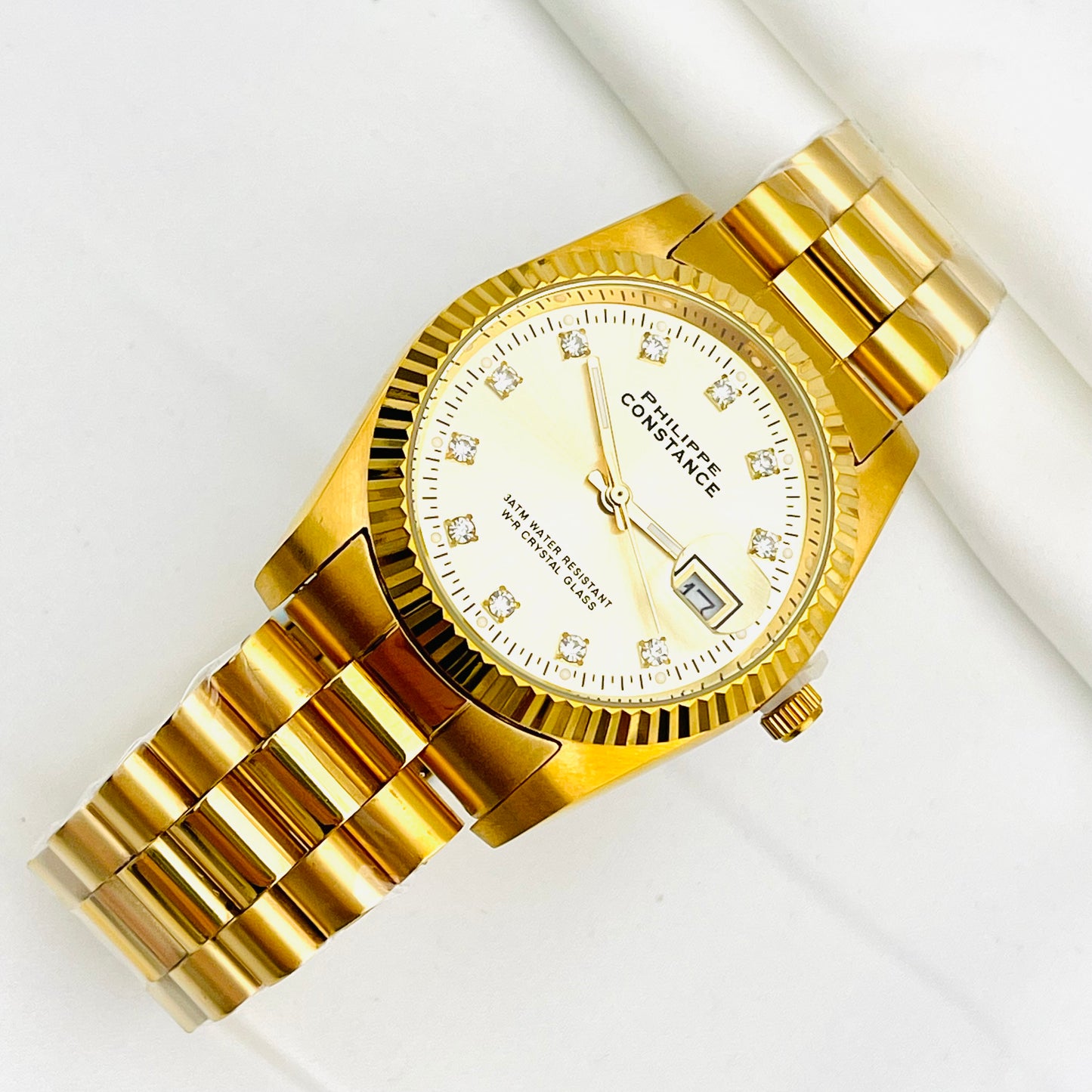 Montre PHILIPPE doré doré (Grande)