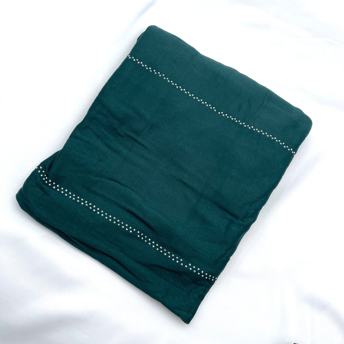 Foulard STRASS VERT SAPIN