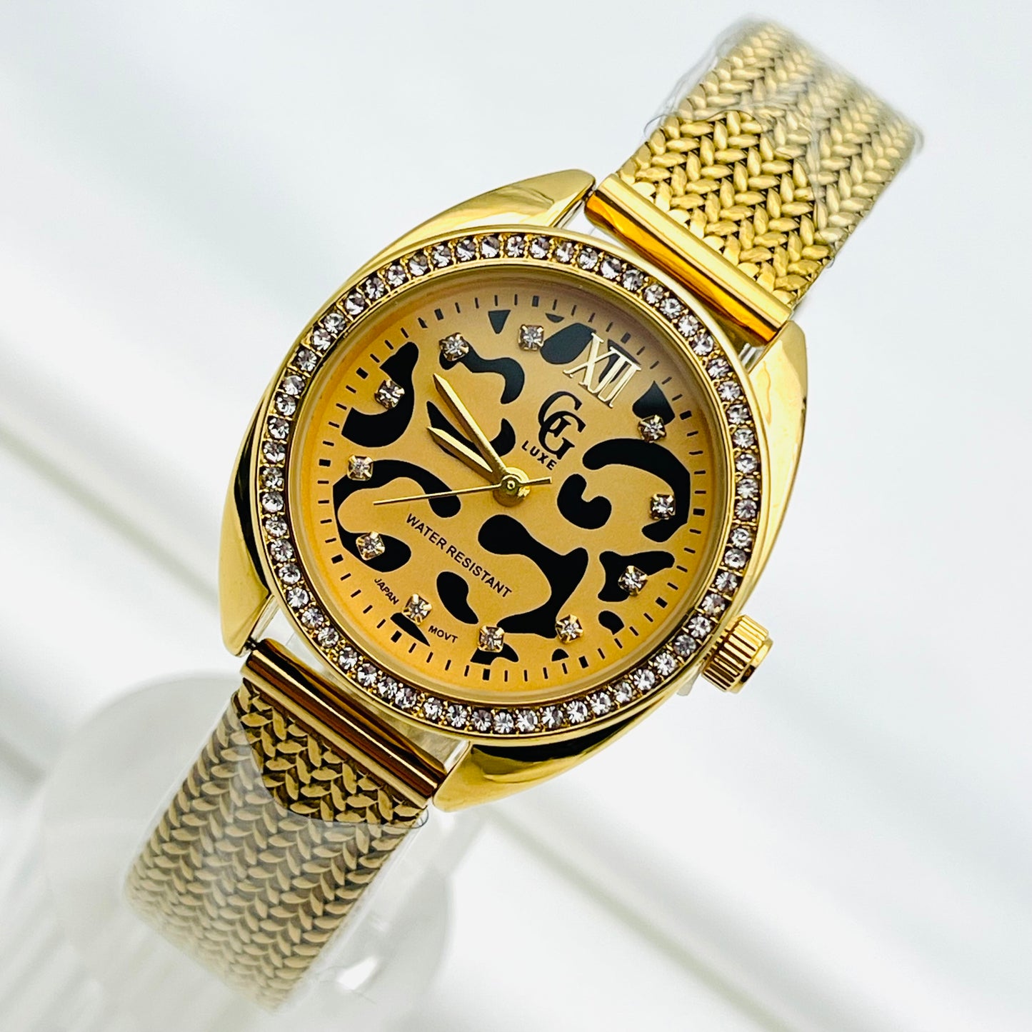 Montre léopard Ronde