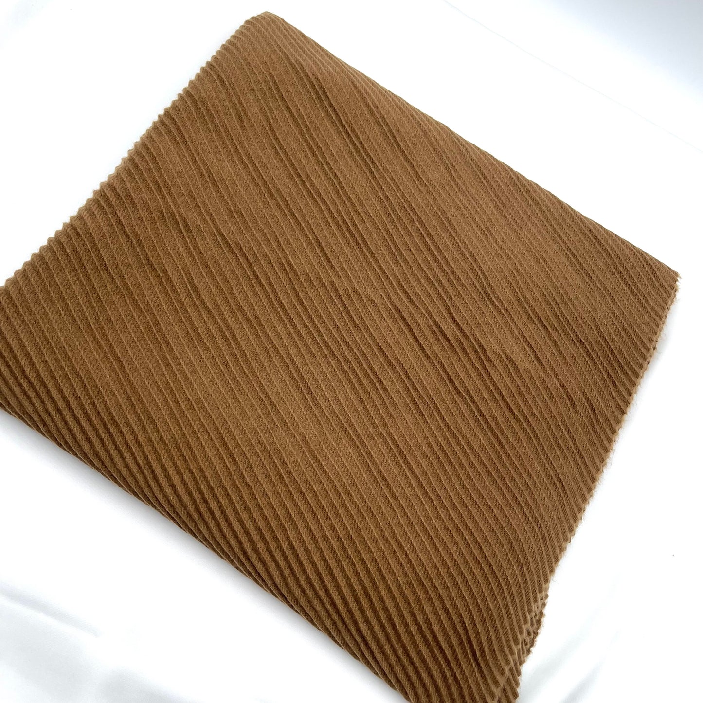 Écharpe Plissé MARRON