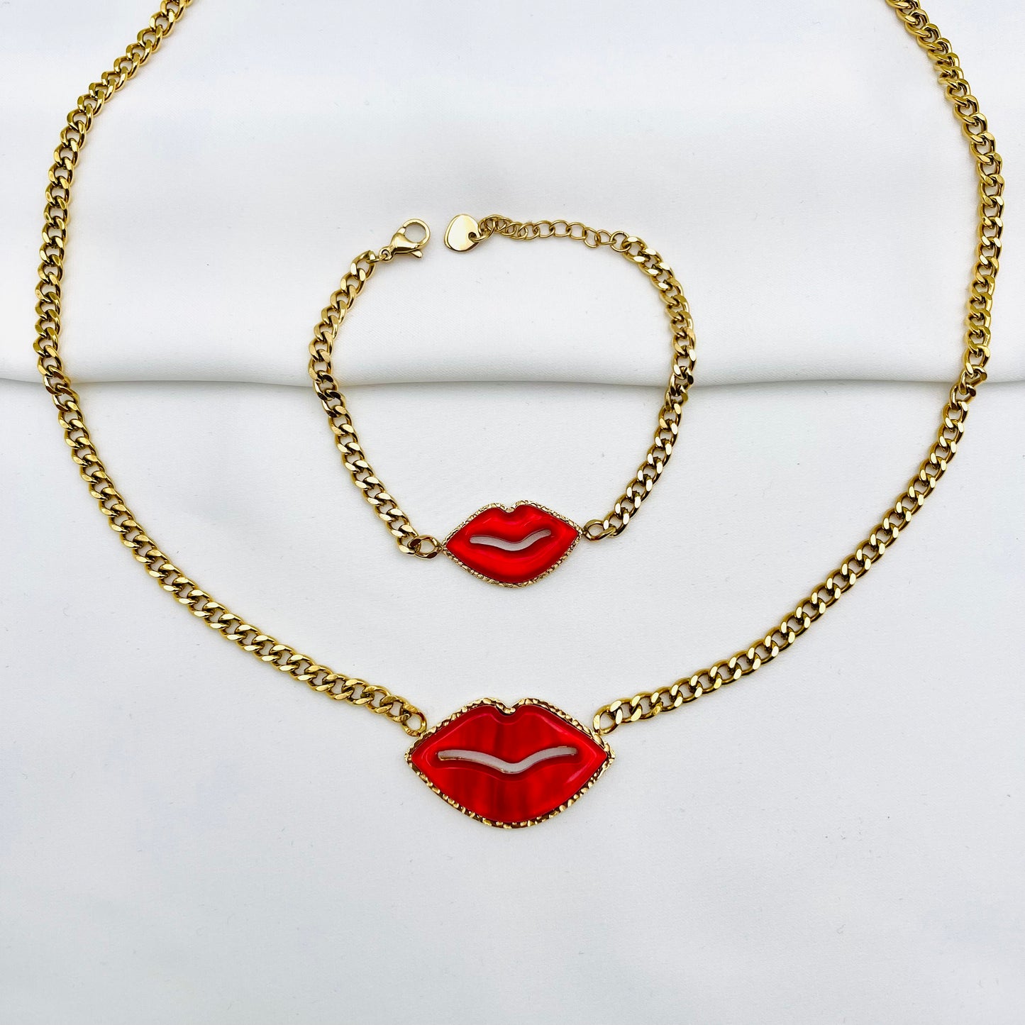 Parure BOUCHE ROUGE