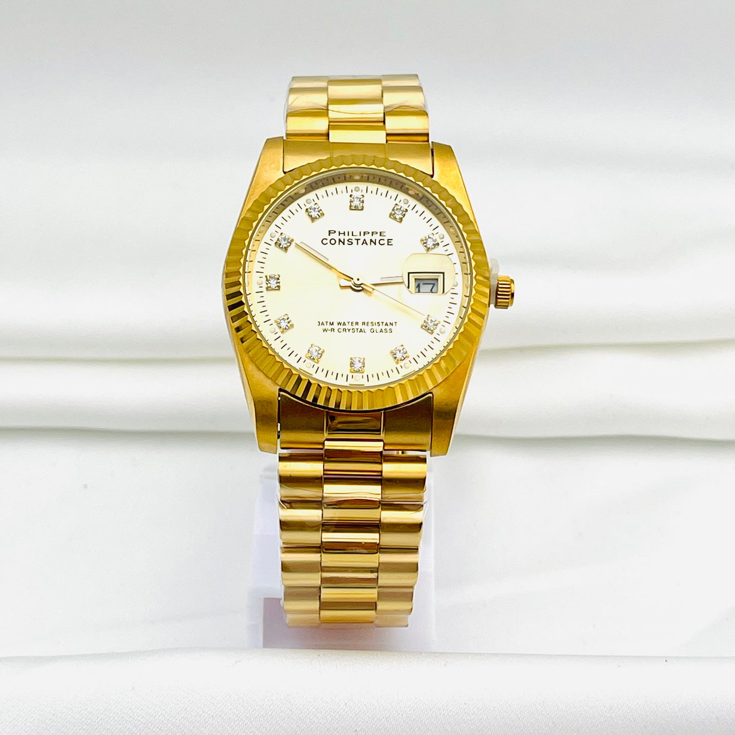 Montre PHILIPPE doré doré (Grande)
