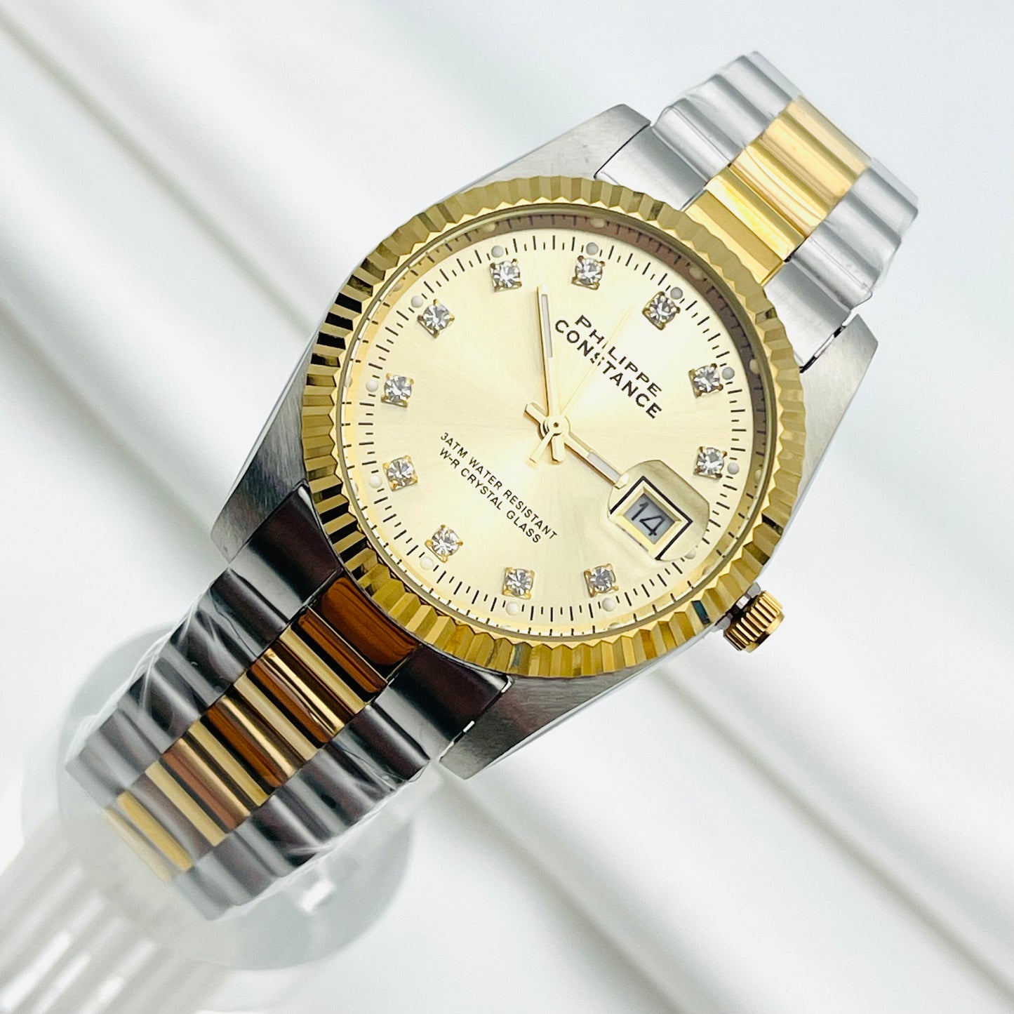 Montre Philippe Mixte Fond doré