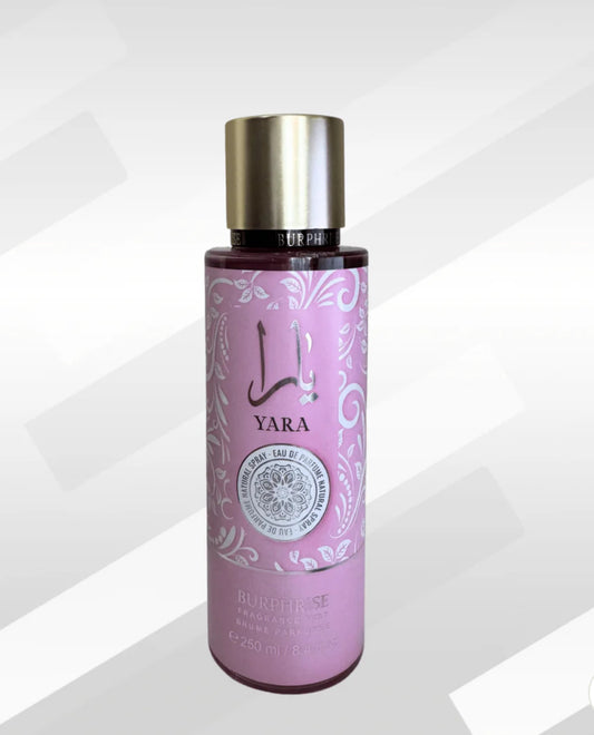 Brume corporelle parfumée yara rose 250 ML